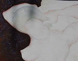 "Nude. Tempera. 80 x 50 cm"