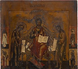 描绘俄罗斯神的图标