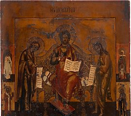 俄罗斯的"Deisis"图标，19世纪初