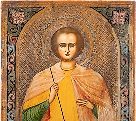 圣德米特里图标，俄罗斯，约1900年