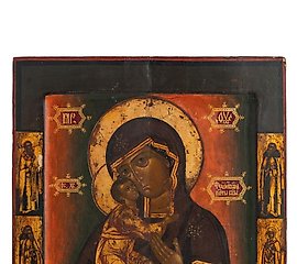 "Богоматерь Феодоровская" икона, Россия, XX век