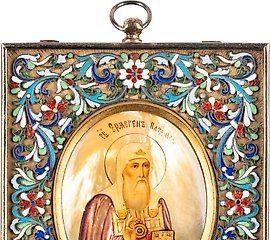 小圣像与圣埃尔莫根和银饰