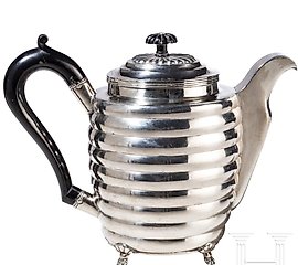 Silver coffee pot, Russia, Tula, 1821