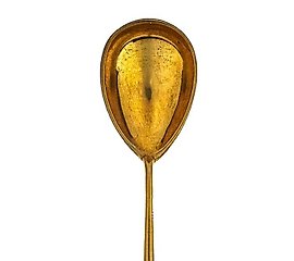 俄罗斯银匙配有琺瑯装饰