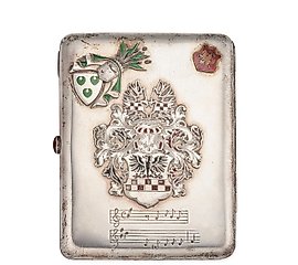 NO RESERVE - A FINE ANTIQUE IMPERIAL RUSSIAN SILVER ENAMEL C...