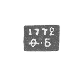 阿斯特拉罕未知的试管大师的克莱莫 - “FB” 1772