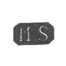 Claymo Master Skitt Mathias - Leningrad - initials of M.S.