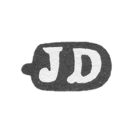 Claymo of unknown master Leningrad - initials of JD - 1882.