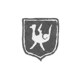 City stamp of Kazan, 1870s. "Dragon Zilant"