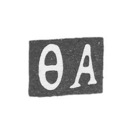 Claymo Master Abakumov Philip Abacumovich - Moscow - initials of the FA - 1868-1908