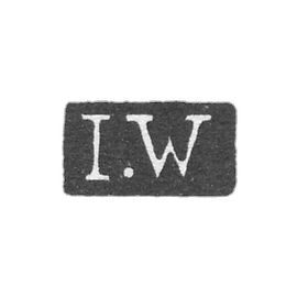 Claymo Master Varyus Johan - Leningrad - initials I.W.