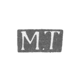 Claymo Master Techart Mathway - Leningrad - initials of M.T. - 1823-1857.