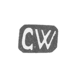 Claymo Master Winkelman Gert - Riga - initials of GW - 1653.