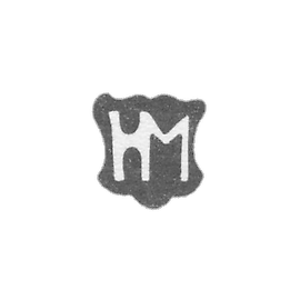 Claymo Master Meyer Henrich - Riga - initials HM - 1654-1694.