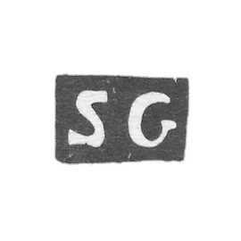 1784-1789 年莫斯科未知大师的克莱莫 - SG的首字母.