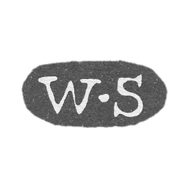 The seal of the master Zengbush Friedrich Wilhelm - Leningrad - initials "W-S"