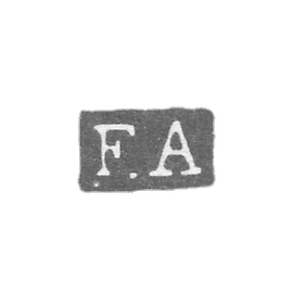 Claymo Master Allenius Fabian Frederick - Leningrad - initials F.A