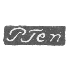 艺术家魏尔纳斯保罗·马格努斯的签名 -列宁格勒 - 首字母是“P Ten”。