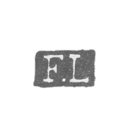 The stigma of the master Lenquist Frederick - Leningrad - initials "F.L"