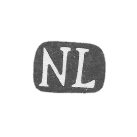 The stigma of the master Lazarevich Nikita - Kyiv - initials "NL" - 1774