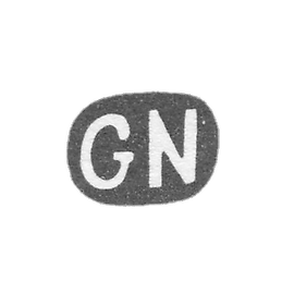 Claymo Master Nuklanen Gabriel Zaharovic - Leningrad - initials GN - 1898-1908.