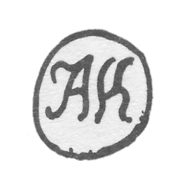 Claymo Master Colotichin Alexei Fedorov - Jaroslavl - initials AK - 1842-1876.