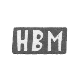 克拉莫大师马斯洛夫尼古拉·瓦西里耶夫 - 红色 - 首字母“NORM” - 1898年.