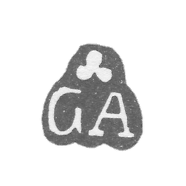 Claymo of an unknown master Leningrad - initials of the GA - about 1720.