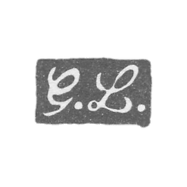 The stigma of the master Lindgren Gustav - Leningrad - initials "G.L."