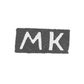 Klemo Master Creknin Mihailo - Kirov (Hlnov, Vyatka) - initials of the MK - 1852-1877.