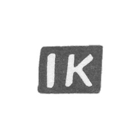 克拉莫大师卡普丁·约恩·德米特里耶夫 - 红色 - 首字母“IK” - 1898年.