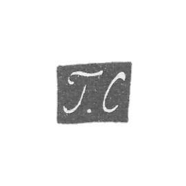 1843年,莫斯科未知大师的克莱莫 - 首字母“G.S”.