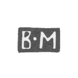 1766年至1793年,莫斯科未知大师的克莱莫 - 首字母“V-M” - 1766年至1793年.