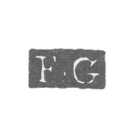 1834-1858 列宁格勒未知大师的克莱莫 - “F.G”的开头.