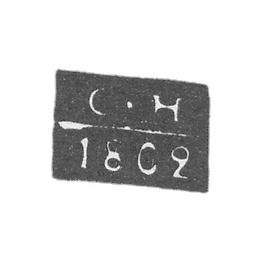 一个不知名的索珀克斯测试者的Claymo - 缩写为S-H - 1802年。