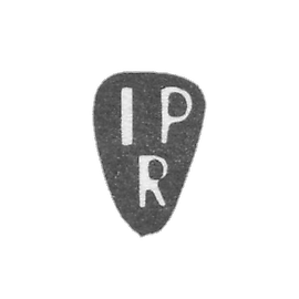 Claymo of an unknown master of Kiev, the initials of the IPR, the mid-century of the 18th century