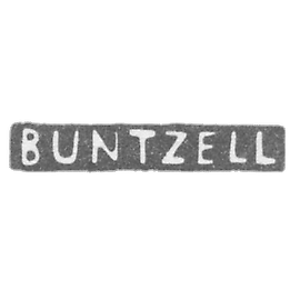 BUNZELL initials