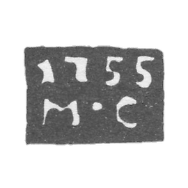 Claymo 探针大师亚罗斯拉瓦 - 迈哈伊尔·塞雷布雷尼察 - 缩写 M-C - 1735-1766。