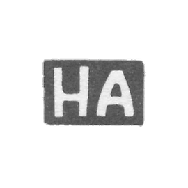 Claymo Master of Antipes Nikolai Yakovlev, with Red - initials of "H" - 1898.