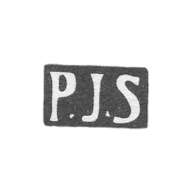 1886-1908 列宁格勒未知大师的克莱莫 - 首字母“P.J.S”.