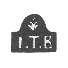 Claymo Master Bonzel Johann Theodor - Leningrad - initials I.T.B. and double-headed eagle