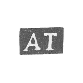 Claymo Master Tihonov Afanasia - Moscow - initials AT - 1820-1839.