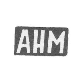 马洛斯科夫大师阿纳托利·尼古拉耶夫 - 红色 - “ANM” - 19世纪末