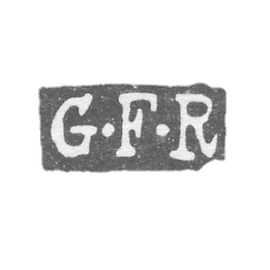 Claymo of unknown master Leningrad - initials of G-F-R - 1846-1849.