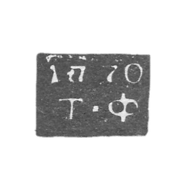 未知测试测试主诺夫哥罗德的污名是“ t -f” -1764-1774的缩写。