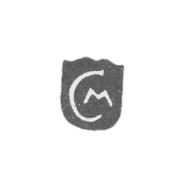 Claymo Master Mayer Conrad - Riga - initials CM - 1613-1656.