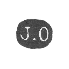 Claymo Master Olsonius Johan Ferdinand - Leningrad - initials J.O.