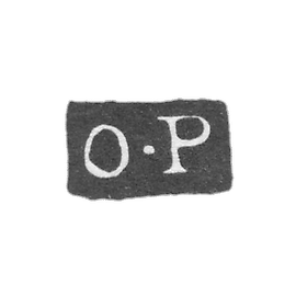 Claymo Master Pettelius Otto Reinhold - Leningrad - initials "O-P."