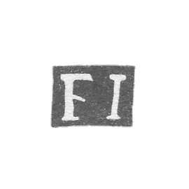 Claymo Master Iclenevic Franciscus - Vilno - initials FI - 1787-1820.