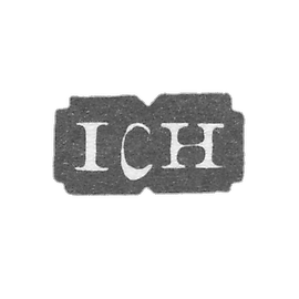 Claymo Master Hoffman Johann Conrad - Leningrad - initials of IH